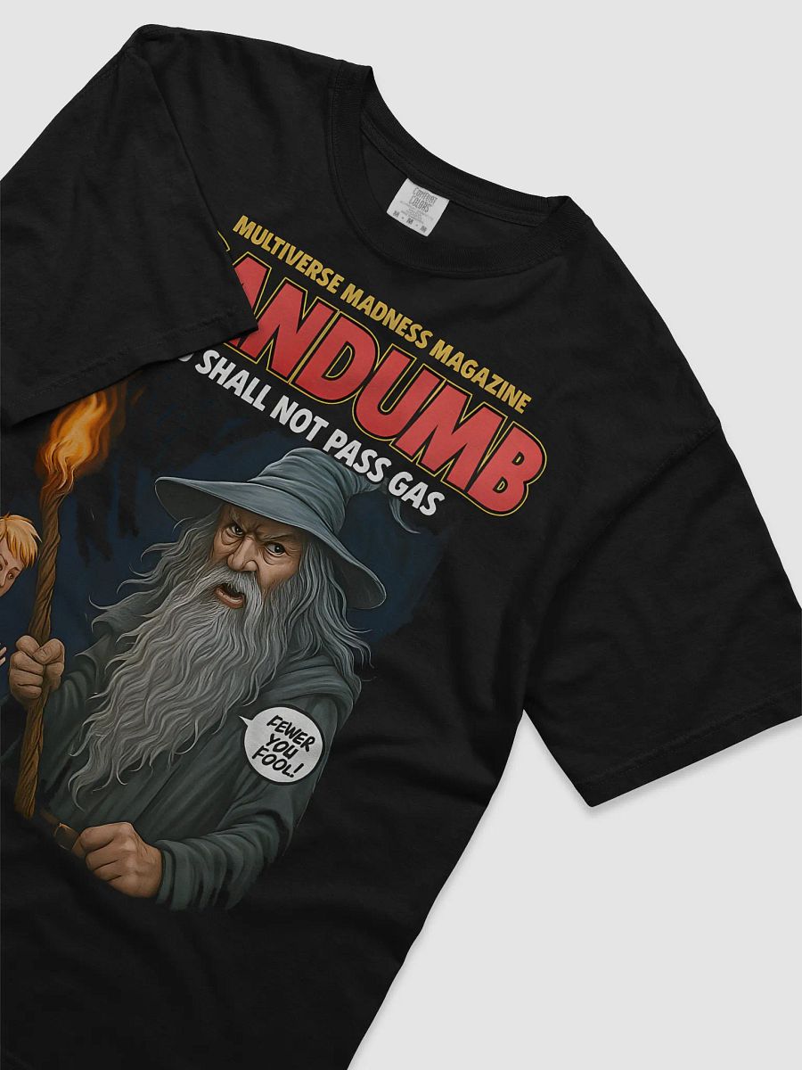 Funny Gandalf Parody T-Shirt – “You Shall Not Pass Gas” Nerdy Fantasy Humor Tee product image (3)