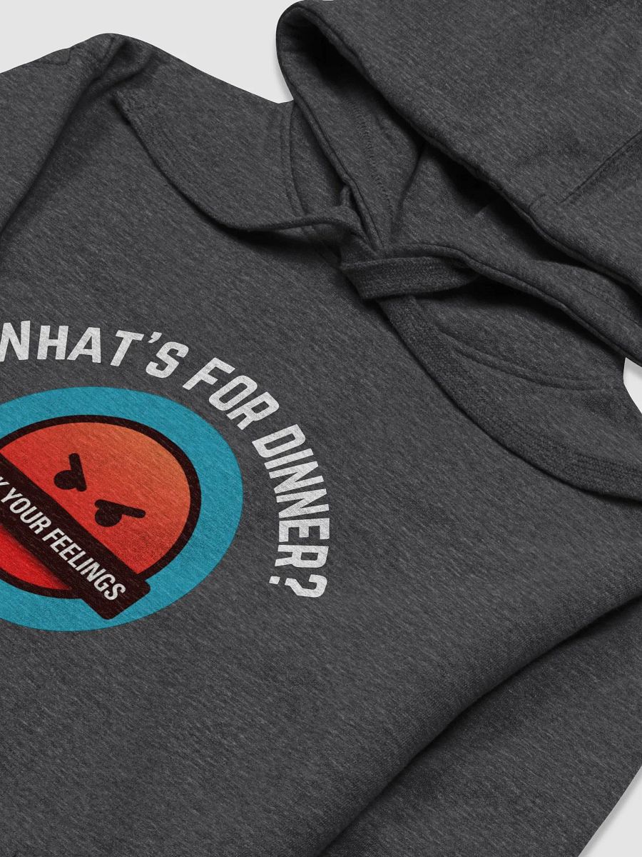What's For Dinner Hoodie White Text product image (6)