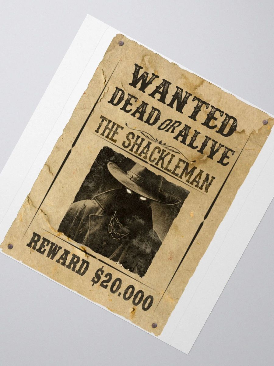 The Shackleman Wanted Poster Sticker product image (3)