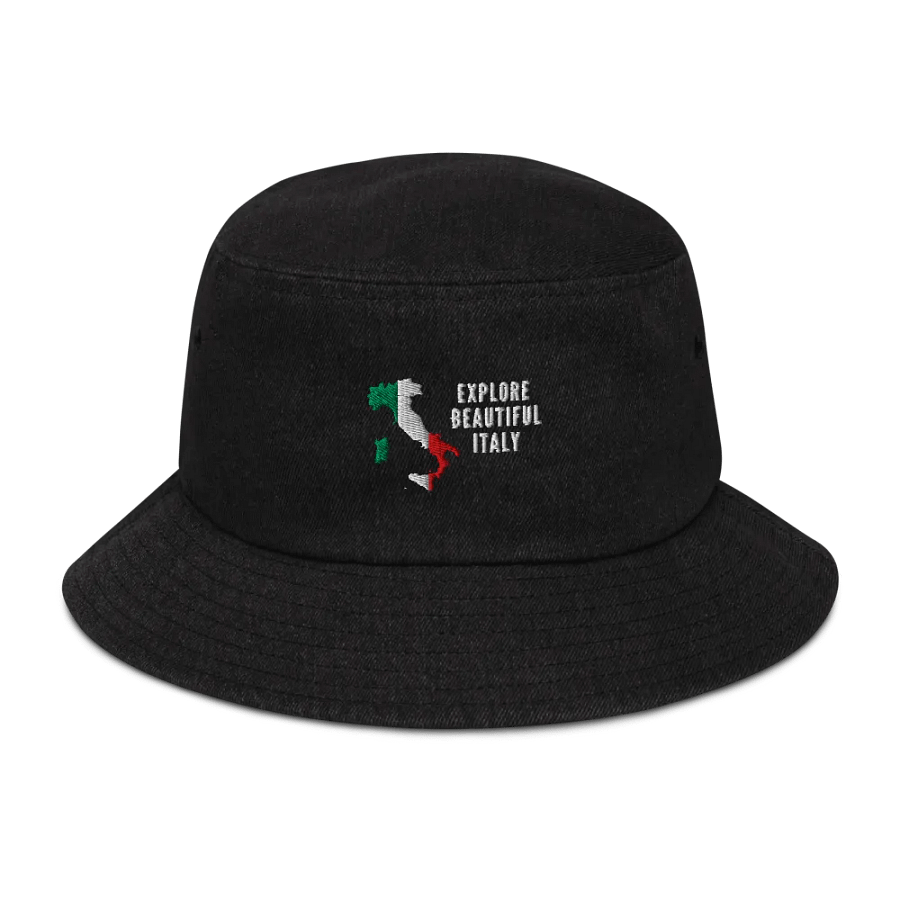 Italian Pride Denim Bucket Hat product image (3)