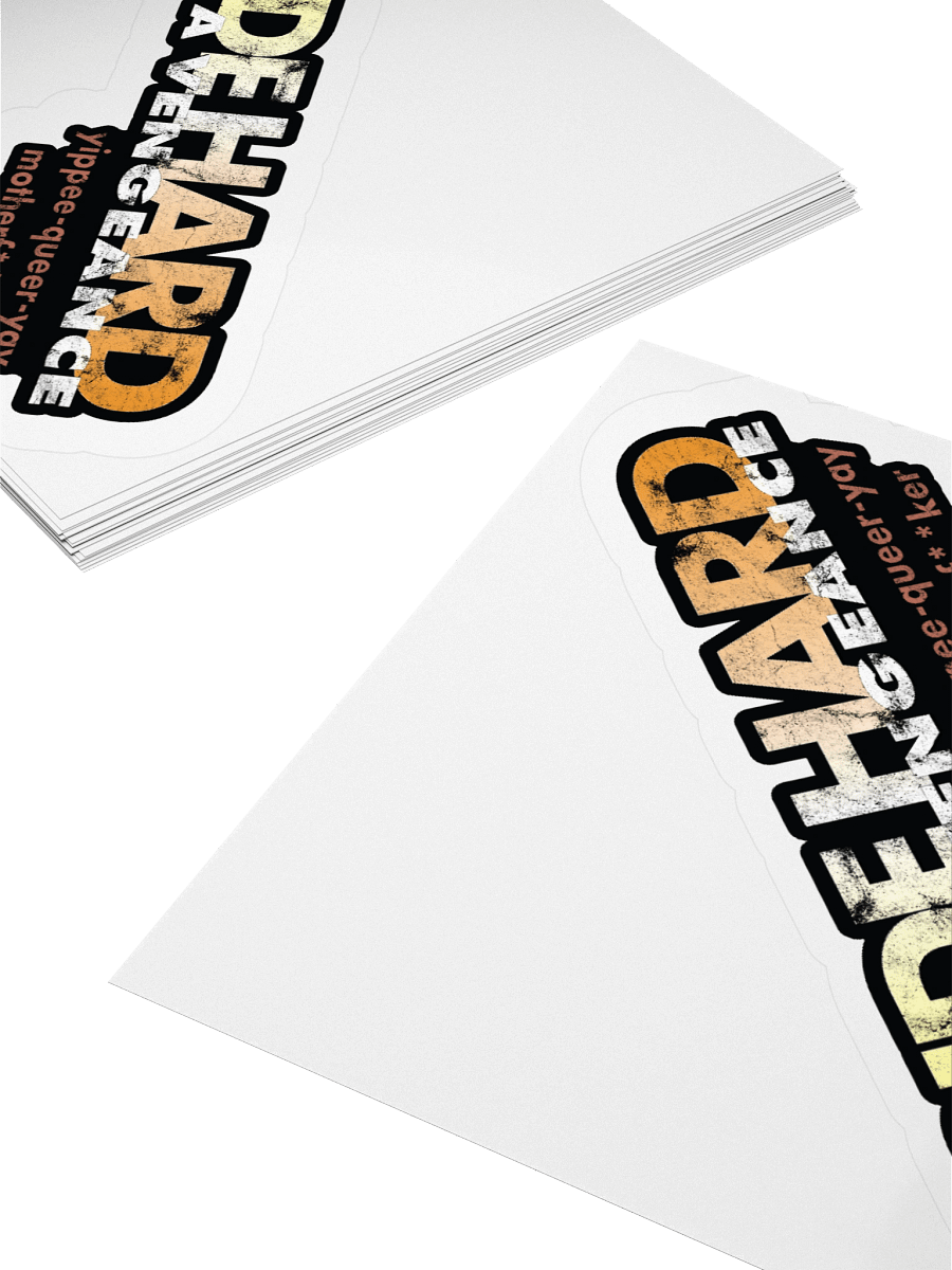 Maverique "Pride Hard" Sticker product image (10)