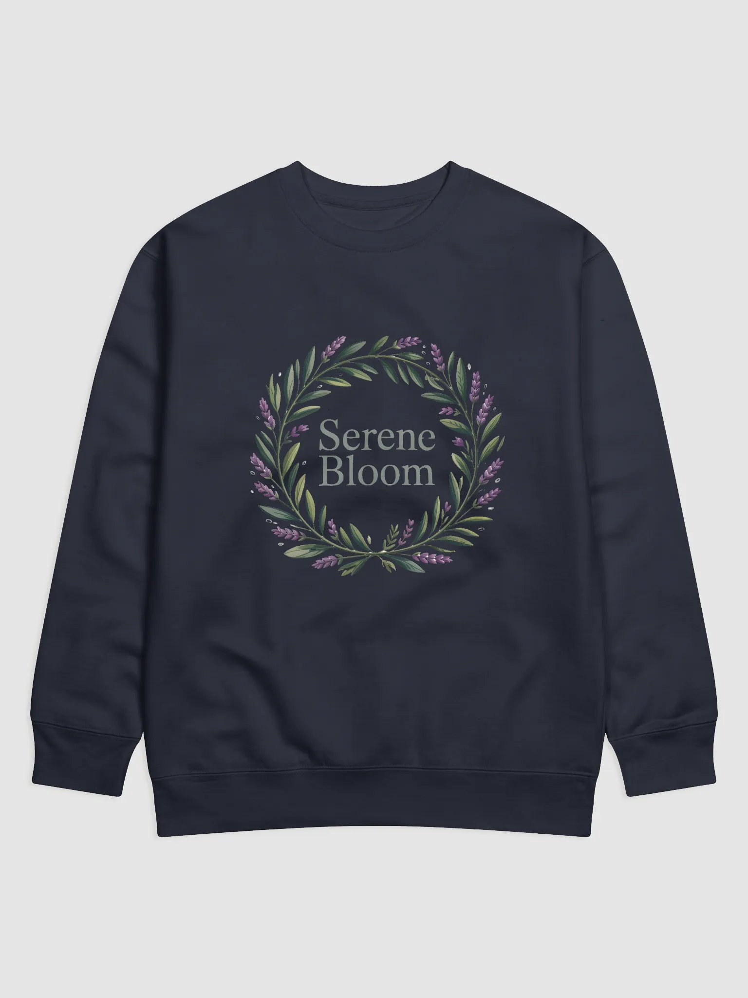 Serene Bloom: Premium Cotton Sweatshirt product image (1)