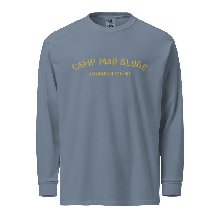 Summer of '85 Comfort Colors Long Sleeve T Shirt Blue product image (1)