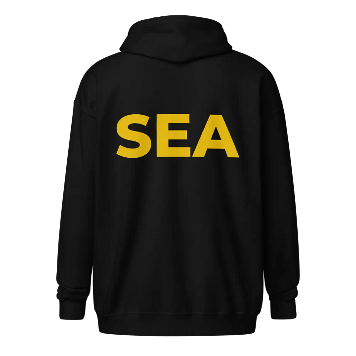 SEA - Embroidered Zipped Hoodie (yellow) product image (2)