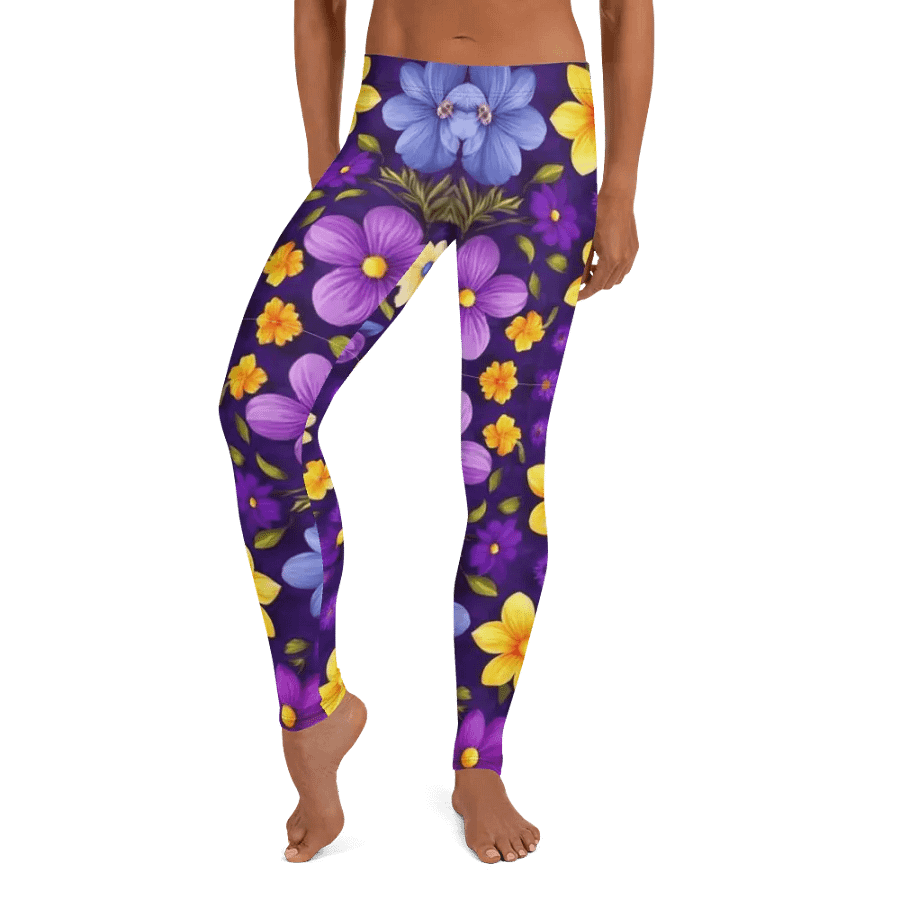 Leggings – Multi-Color Flowers Print for Vibrant & Playful Style product image (9)