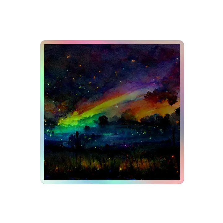 Dreamy Night Sky Holographic Sticker Set product image (2)
