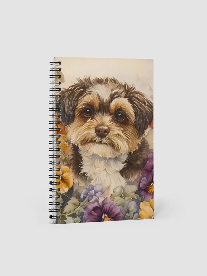 Pansy Dog Spiral Notebook product image (1)