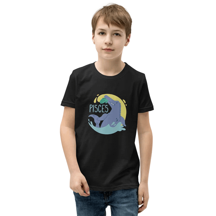 Youth Pisces Dino T-Shirt product image (5)