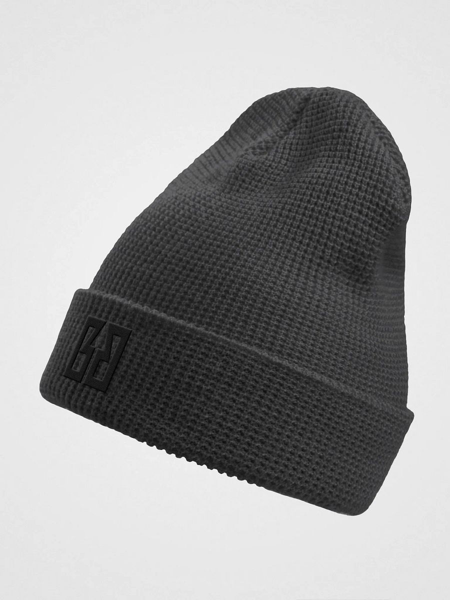Logo Waffle Beanie (Charcoal) product image (2)
