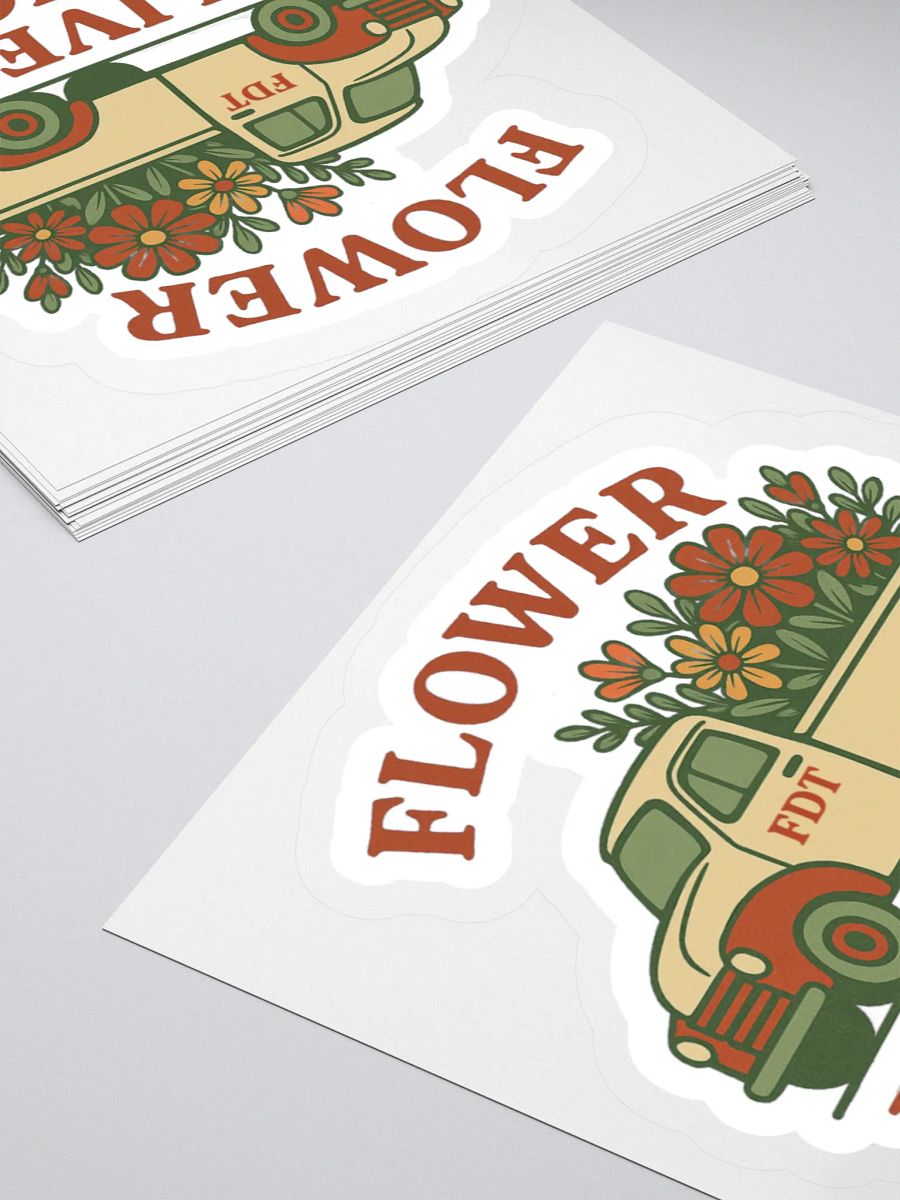 FDT Flower Delivery Truck Sticker product image (4)