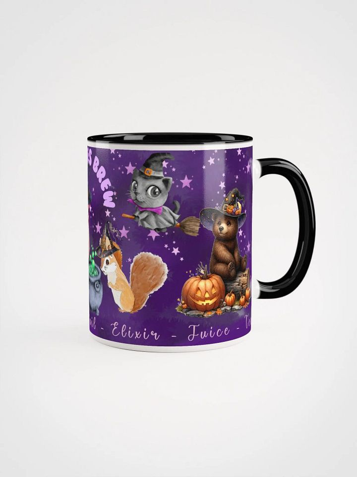 Witches Brew Coven: The Enchanted Gathering Ceramic Coffee Mug | 11oz & 15oz Whimsical Animal Witches Mug product image (1)