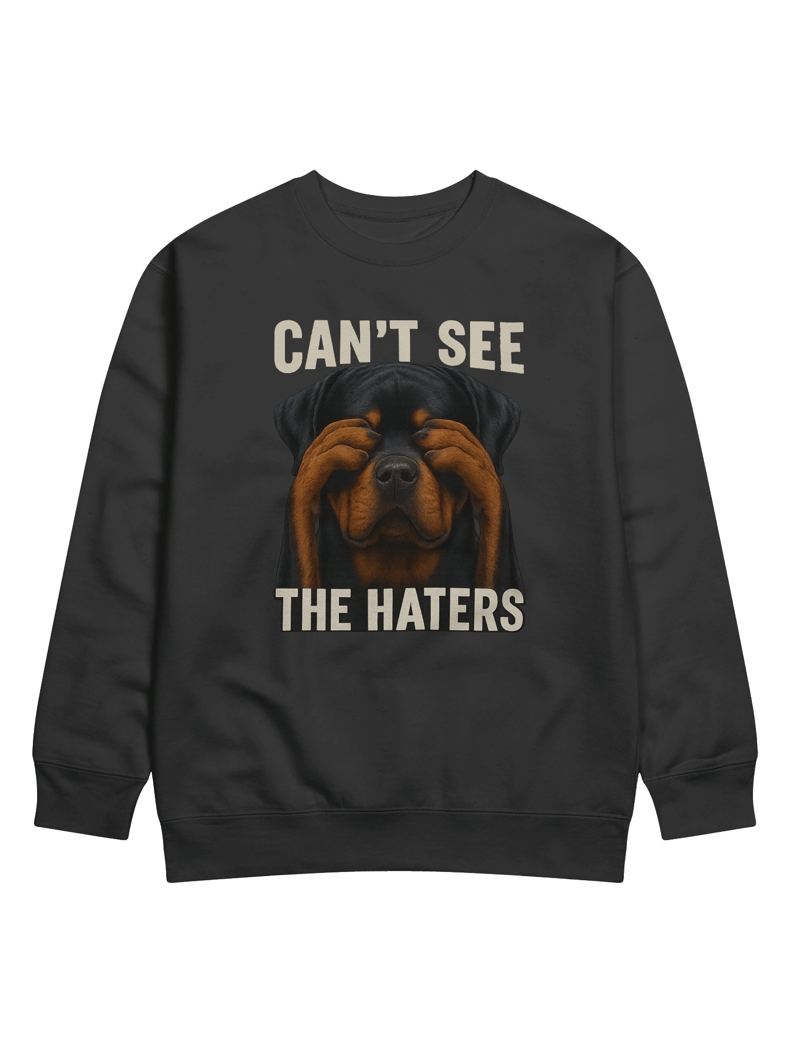 Rottweiler Can't See the Haters Premium Sweatshirt product image (1)