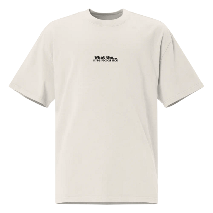 What the... Oversized Tee - Black Embroidery product image (5)