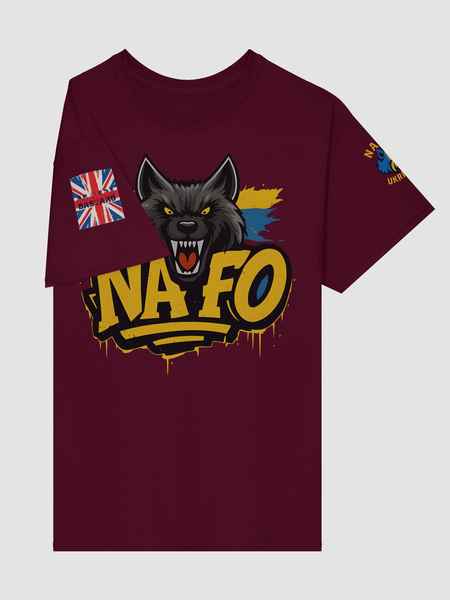 Rebellious NAFO Union Jack distressed Tee product image (4)