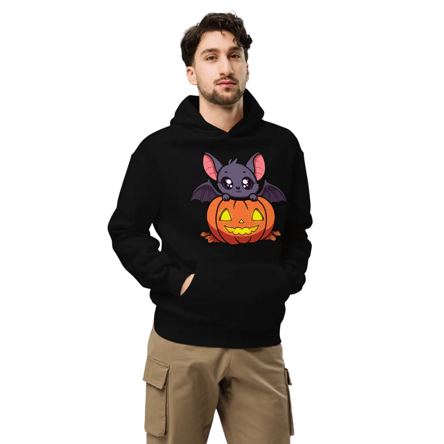 Glowing Jack-O'-Lantern Bat Hoodie product image (7)