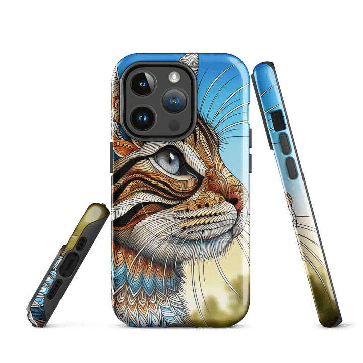 Feline Harmony: AI-Designed Cat Mandala Motif product image (3)