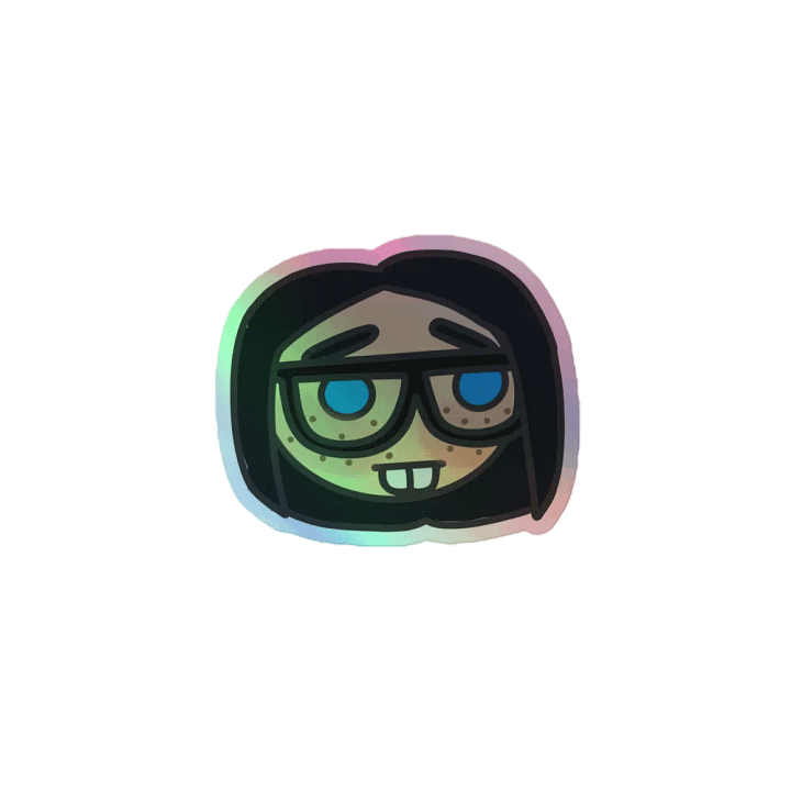 Nerd Holo Sticker product image (1)
