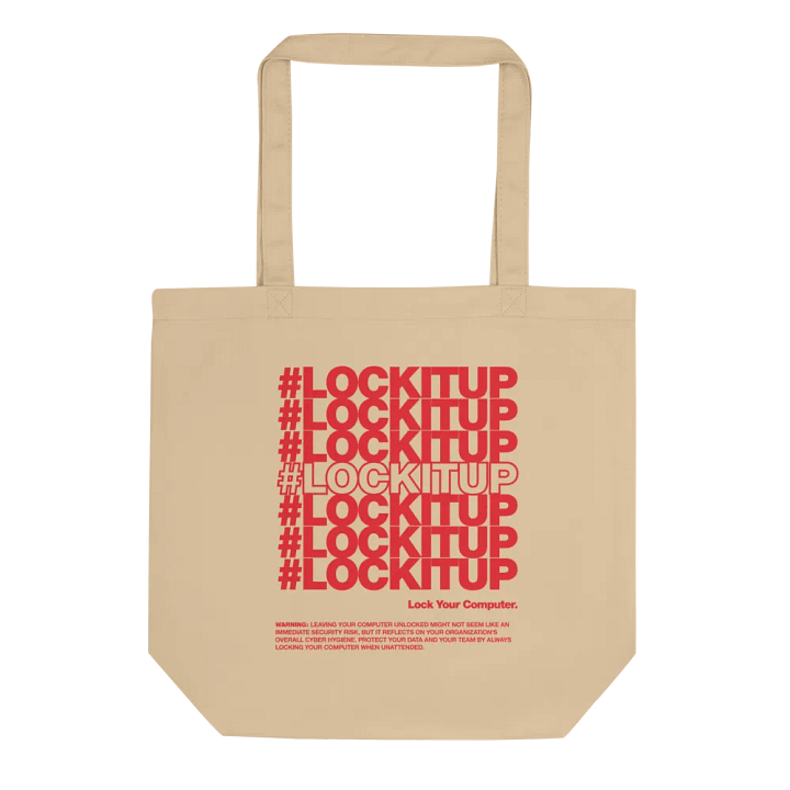 #LOCKITUP - Eco Tote product image (1)
