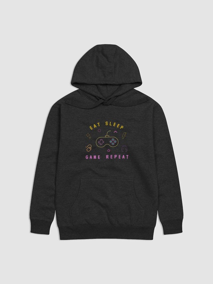 Eat Sleep Game Repeat Cotton Heritage Unisex Premium Hoodie product image (7)