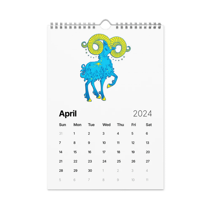2024 Zodiac Calendar: A Year of Celestial Beauty