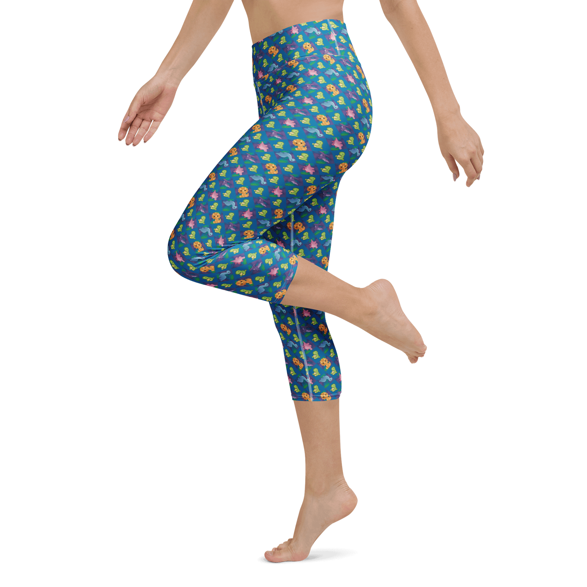 Little Dino Yoga Capri Leggings product image (5)