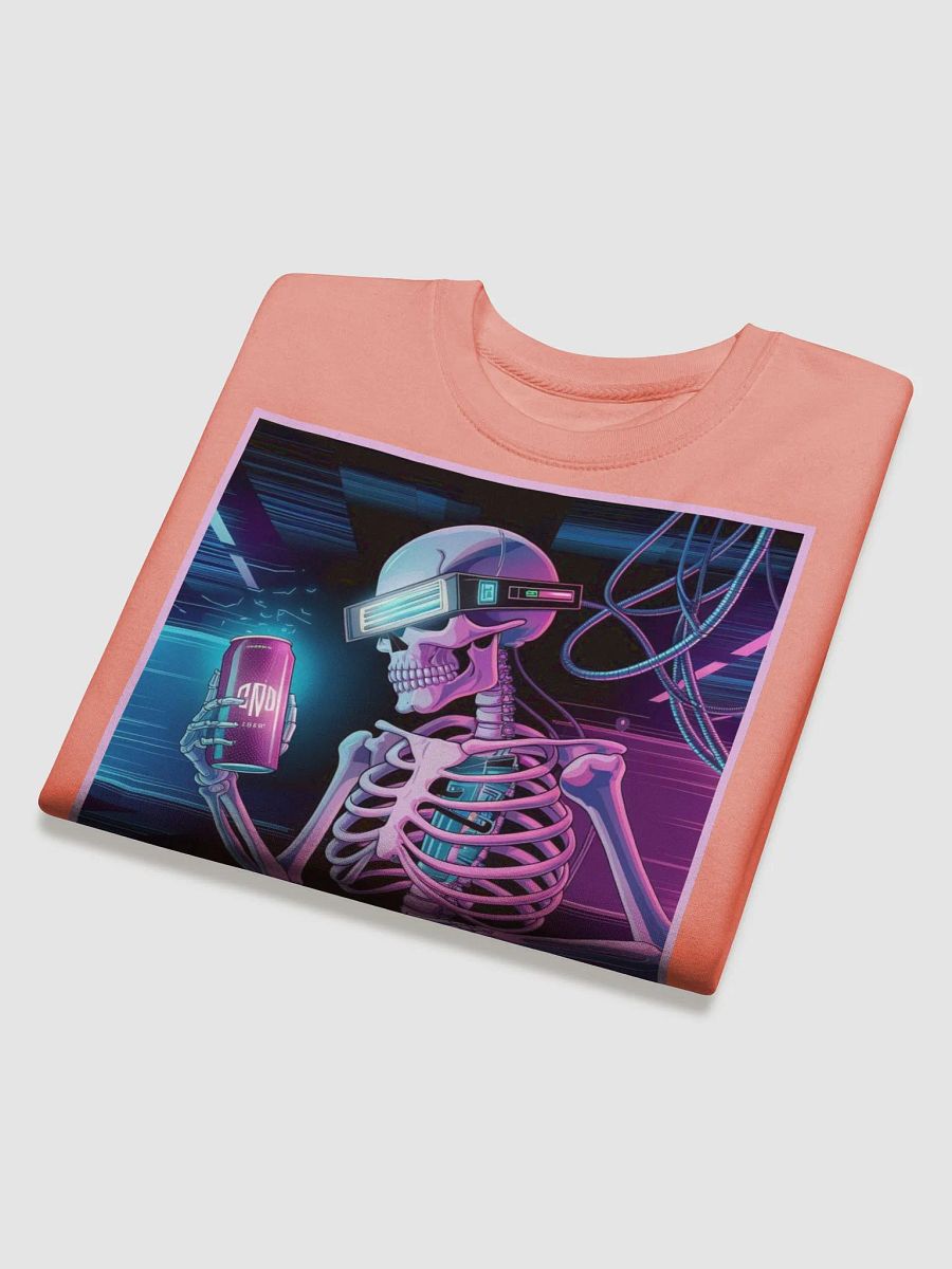 "POWERED BY CAFFEINE" premium cotton sweatshirt product image (4)