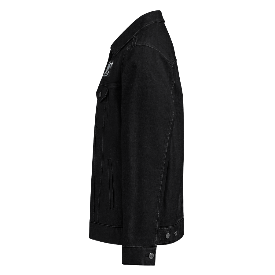 Midnight Veil Designs Lost Souls Denim Jacket - Black Denim (S-2XL) product image (3)