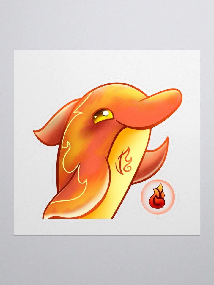 FIRE DOLPHIN - STICKER product image (3)