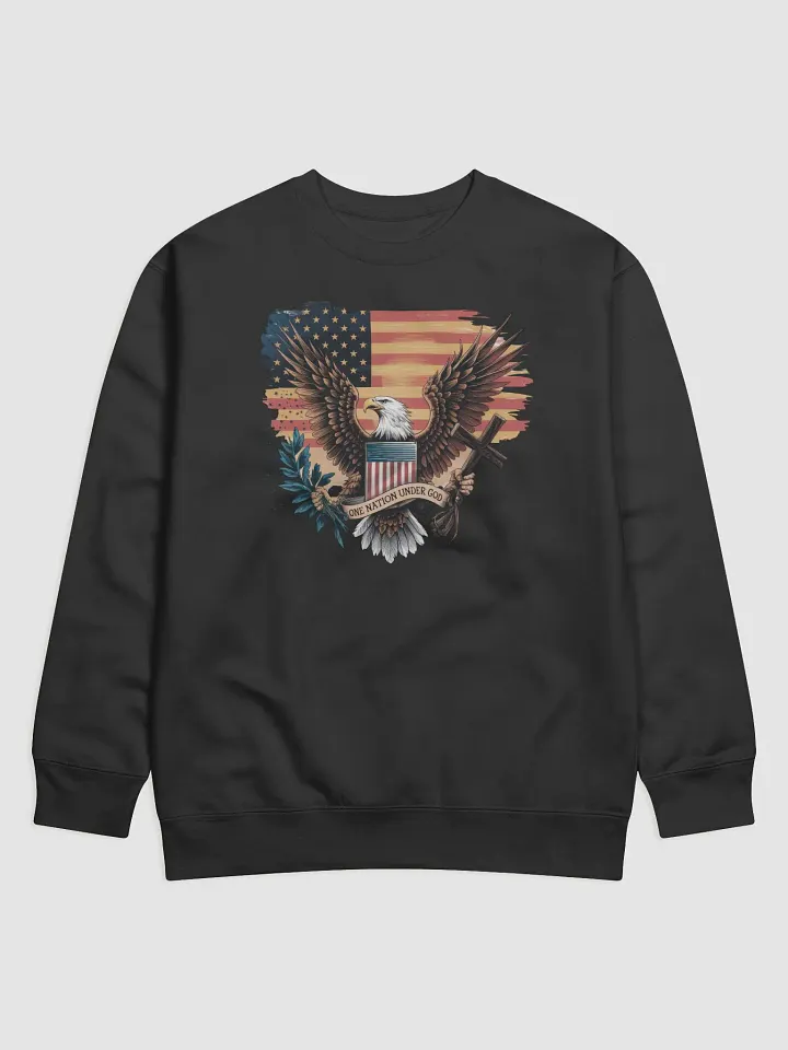One Nation Under God Premium Sweatshirt product image (1)