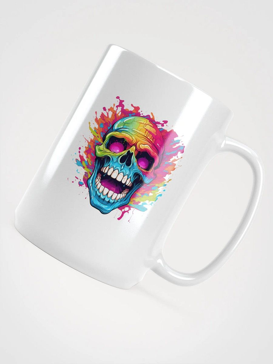 Psychedelic Skull Splatter Mug product image (4)