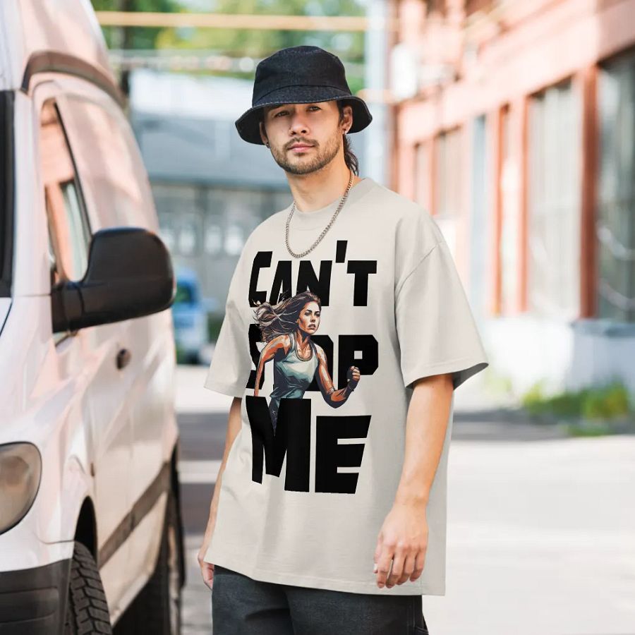 Can't stop me unisex faded t-shirt product image (7)