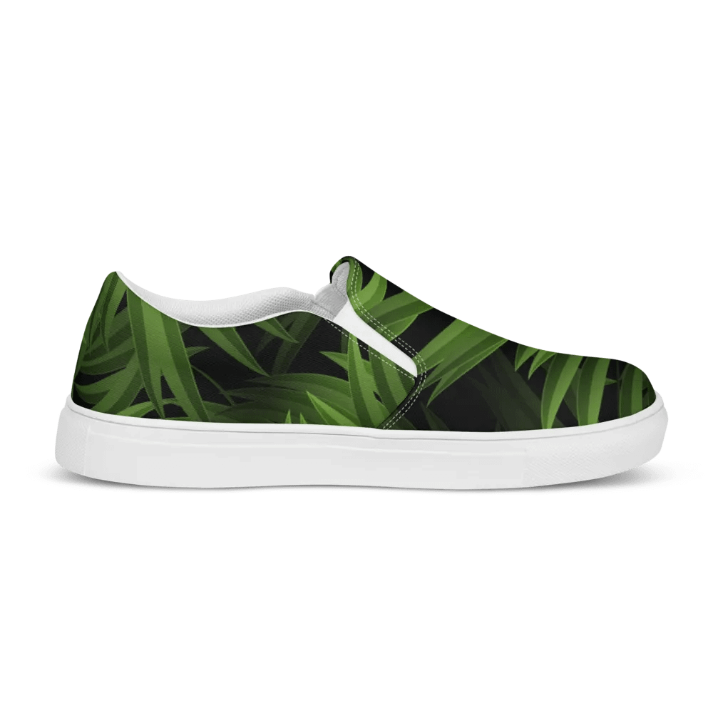 Tropical Green Men's Slip-Ons product image (7)