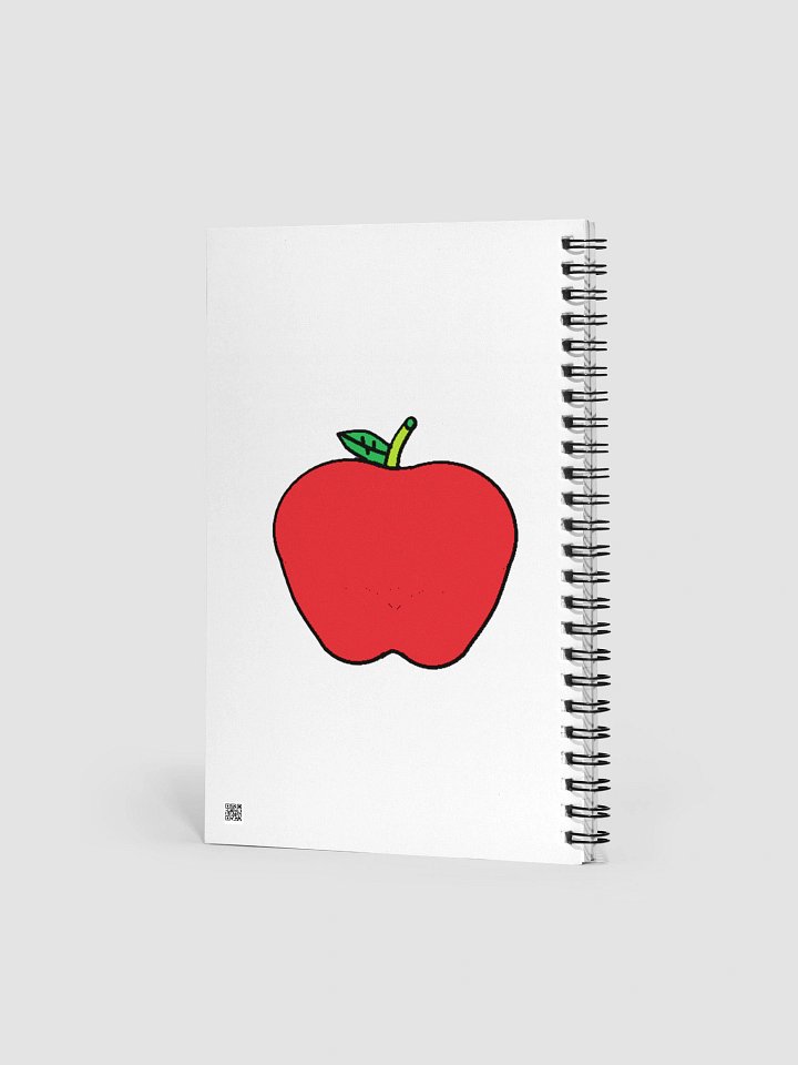 Cartoon Apple Spiral Notebook product image (2)
