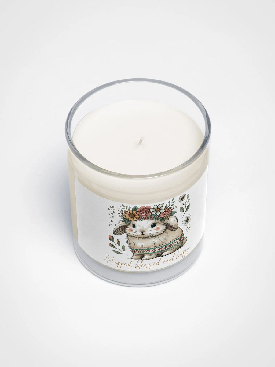 Floral Rabbit Bliss Soy Wax Candle product image (3)
