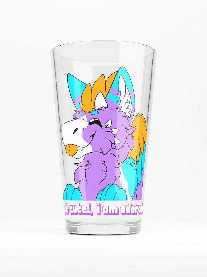 Lavender Not Cute Glass product image (1)