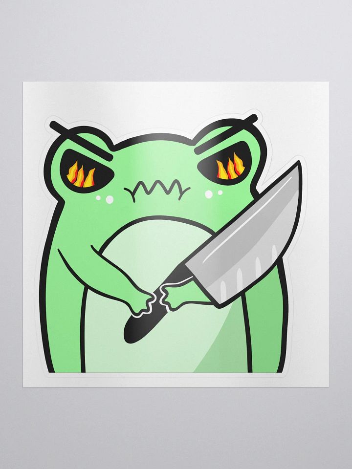Angry Frog Sticker product image (1)
