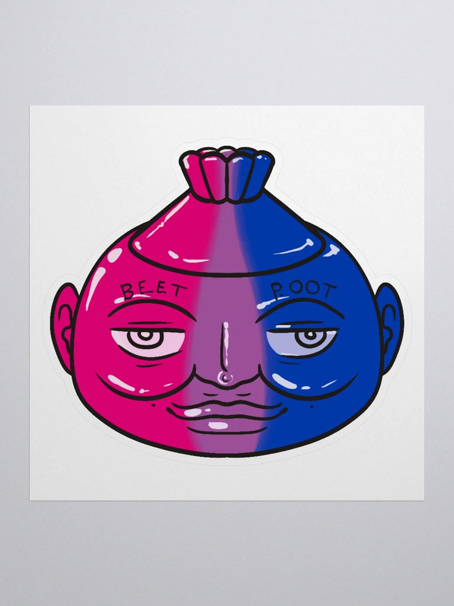 Bisexual Poot bubble free stickers product image (2)
