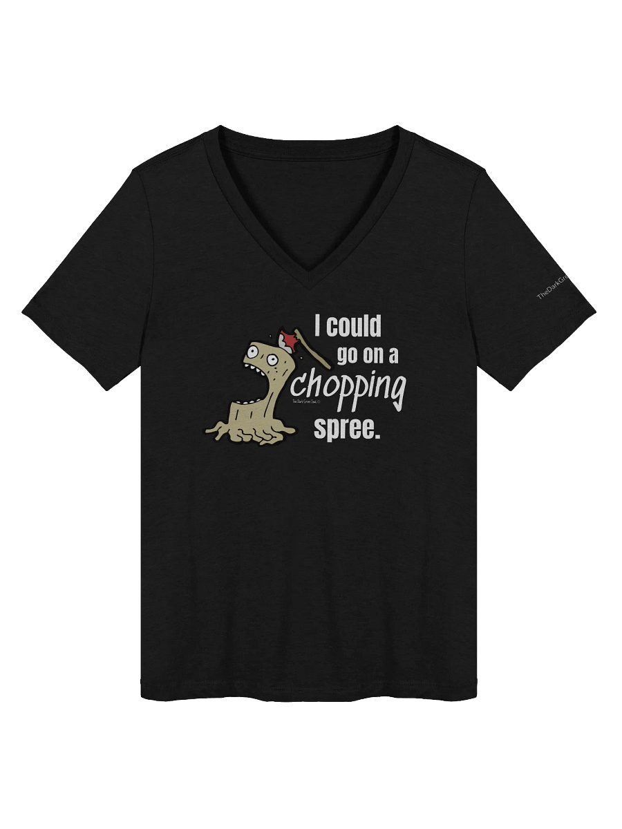 Chopping Spree White - Women's V-Neck Tee product image (5)