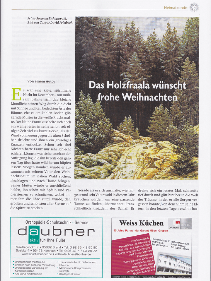 Das Holzfraala wünscht frohe Weihnachten - eine Weihnachtsgeschichte product image (1)