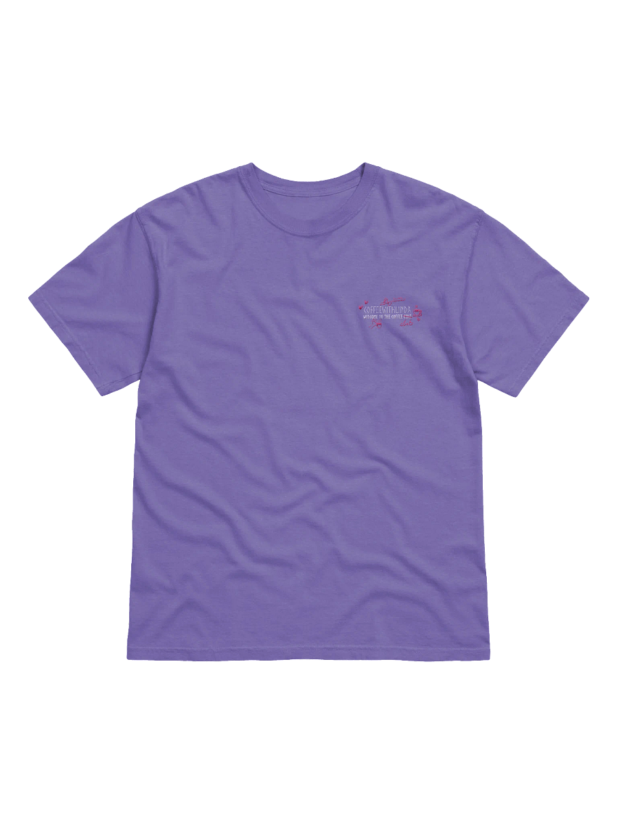 Coffee Club Pink Logo Embroidered Tee product image (1)