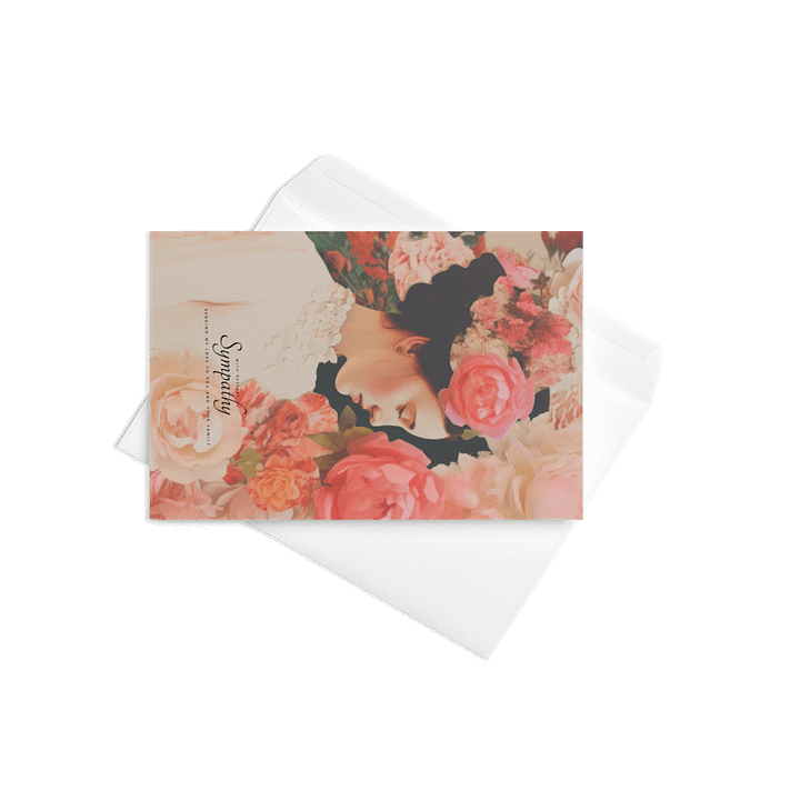 Vintage Blossom Botanicals Sympathy Card product image (2)