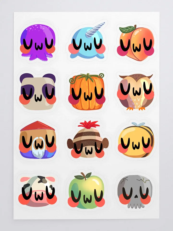 uwu sticker sheet product image (1)