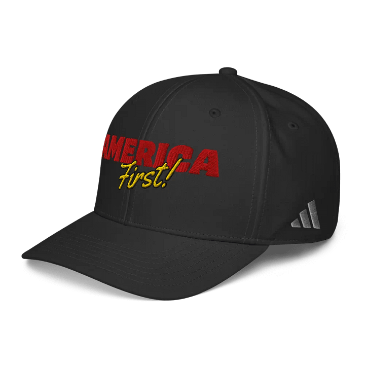 AMERICA FIRST – Embroidered Addidas Baseball Hat product image (2)