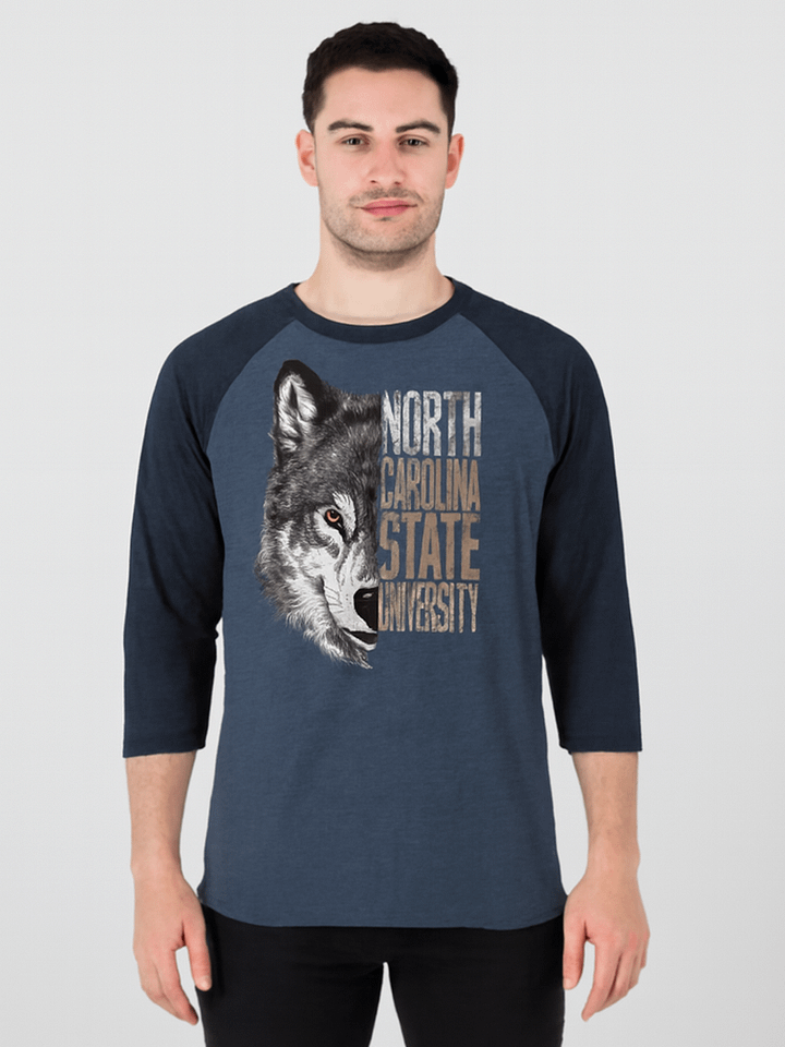 Wolf Spirit North Carolina Long Sleeve T-Shirt product image (1)