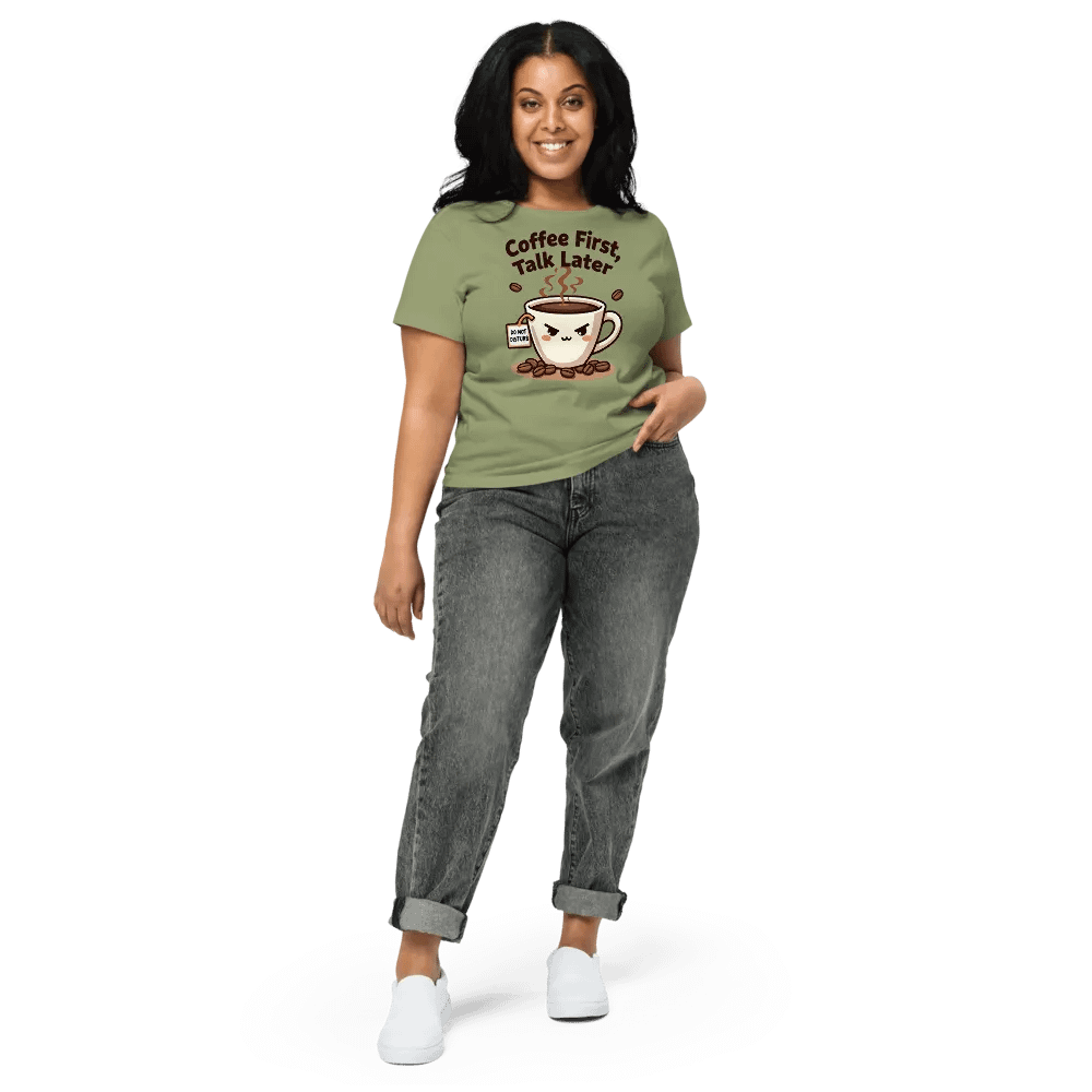 Angry Coffee Do Not Disturb Women's Tee product image (21)