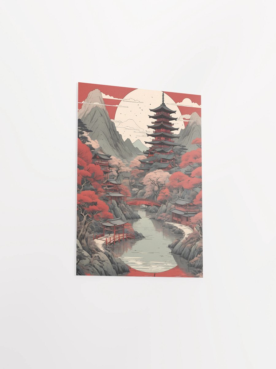Cherry Blossom Pagoda Poster product image (5)