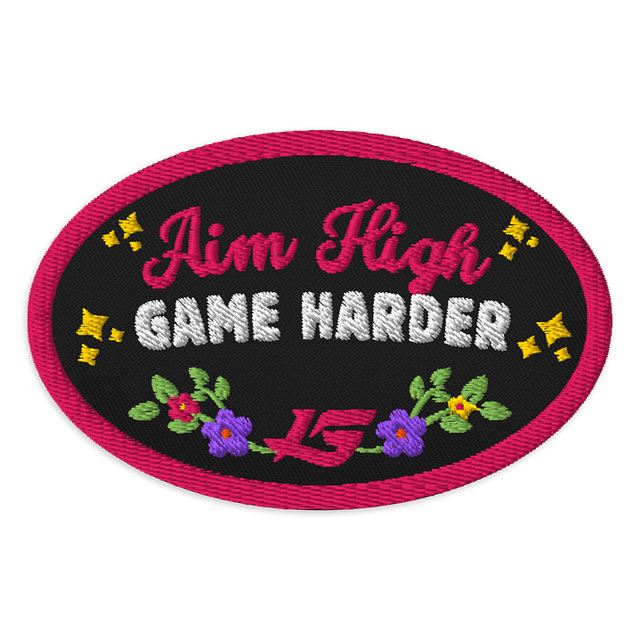 "Aim High, Game Harder" Patch product image (1)