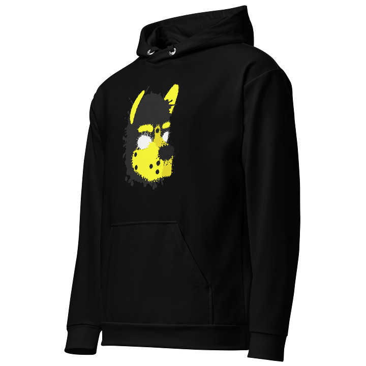 Pup Splatter Hoodie - Black / Yellow product image (2)