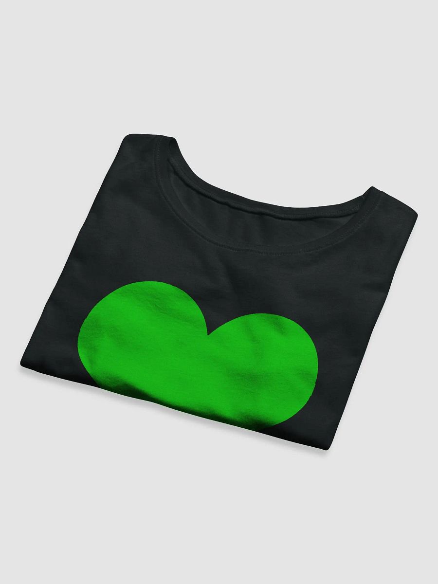 Heartless Green Screen Streamer Short Sleeve Crop T-Shirt product image (5)