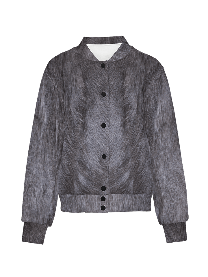 Russian Blue (Grey) Cat Premium Bomber Jacket (Unisex) product image (1)